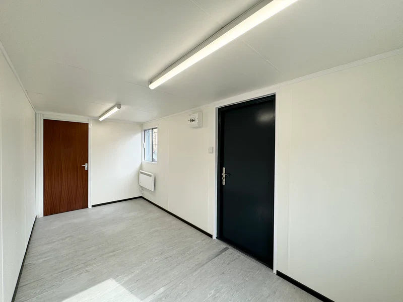 21ft x 8ft Container Office Cabin | Portable Anti-Vandal Building