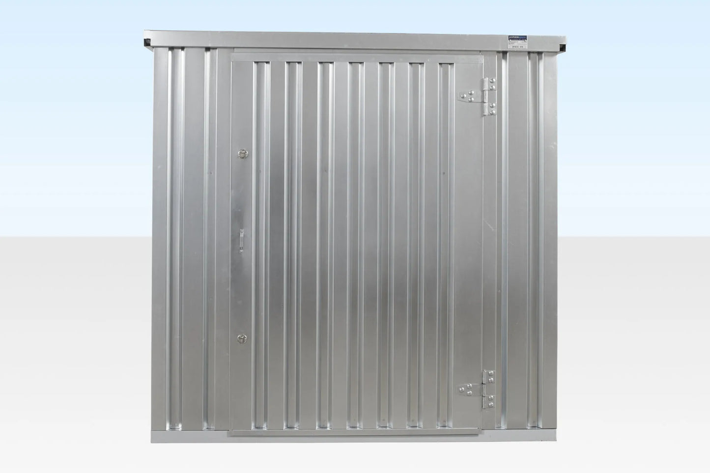 3m x 2.1m Flat Pack Storage Container – Galvanised