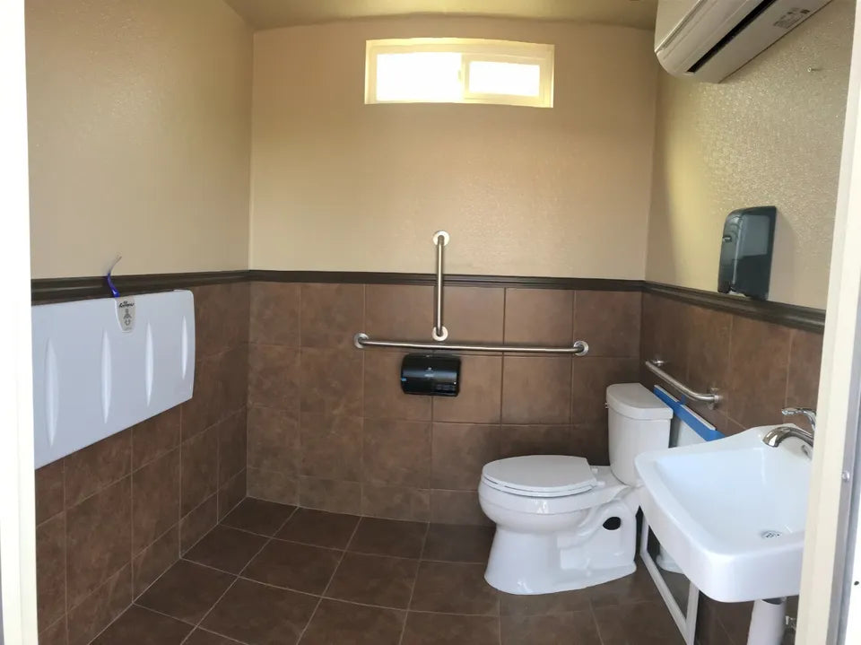 Shipping Container Restroom (Conex Portable Bathroom)