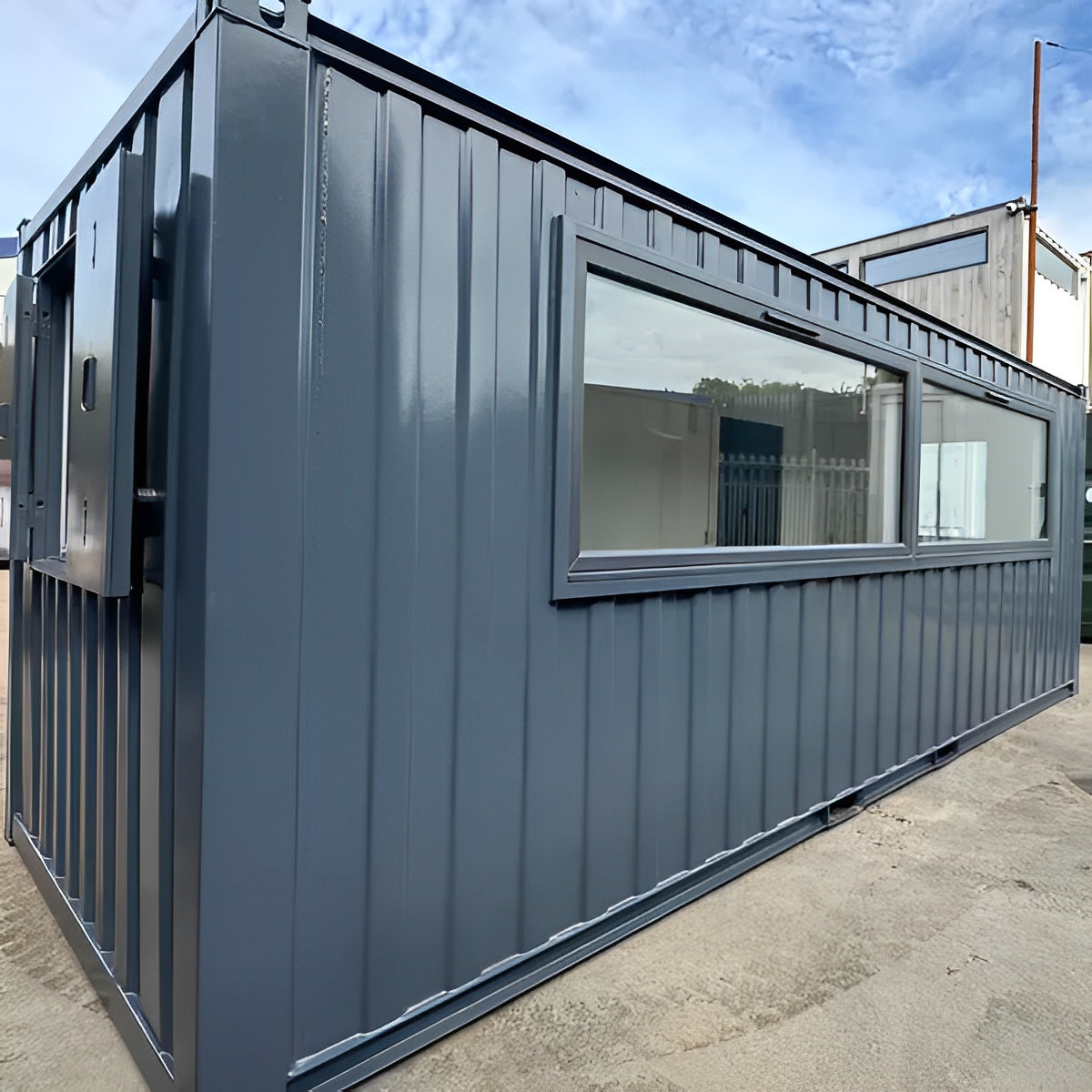 21ft x 8ft Custom Cabin Office / Canteen | Picture Windows | Portable Building