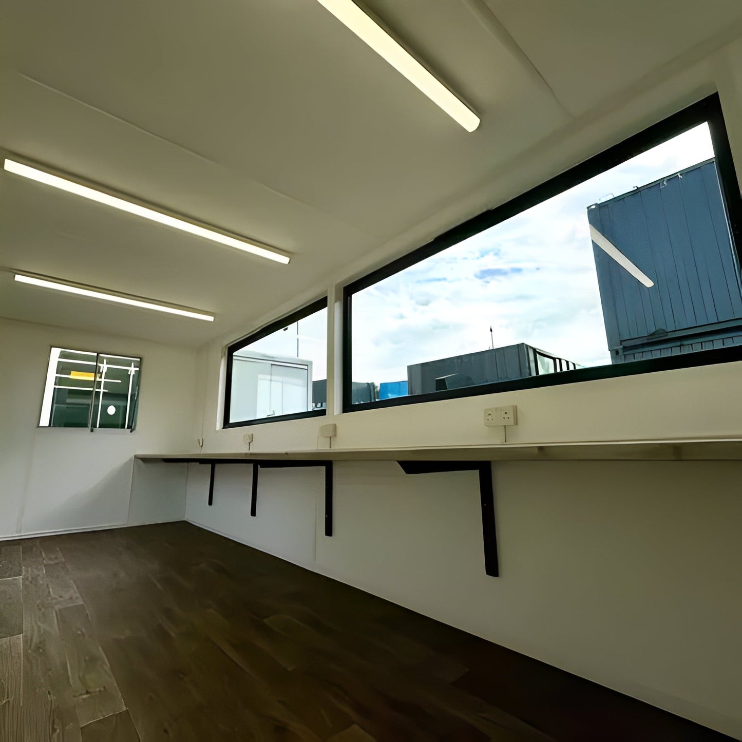21ft x 8ft Custom Cabin Office / Canteen | Picture Windows | Portable Building