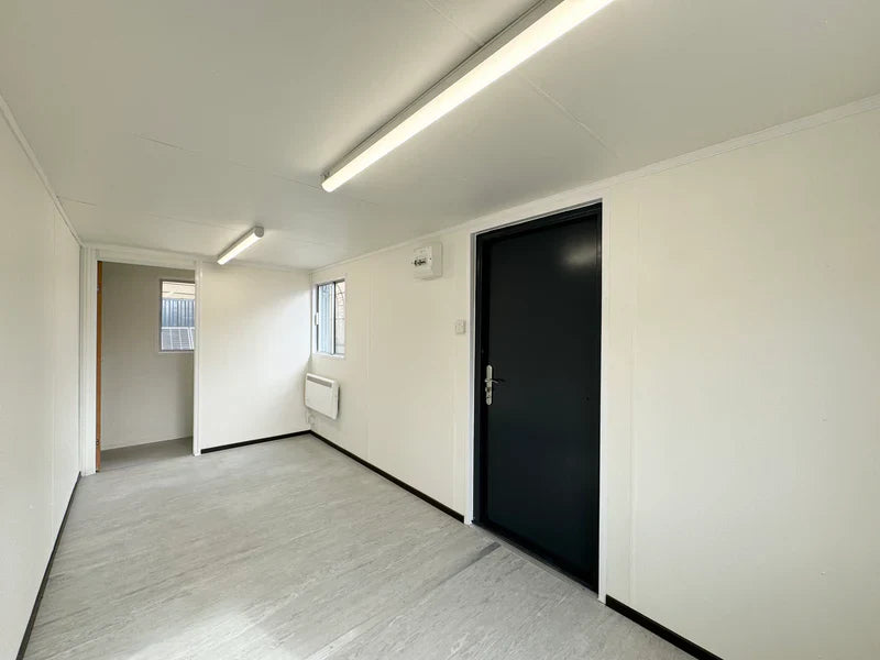 21ft x 8ft Container Office Cabin | Portable Anti-Vandal Building