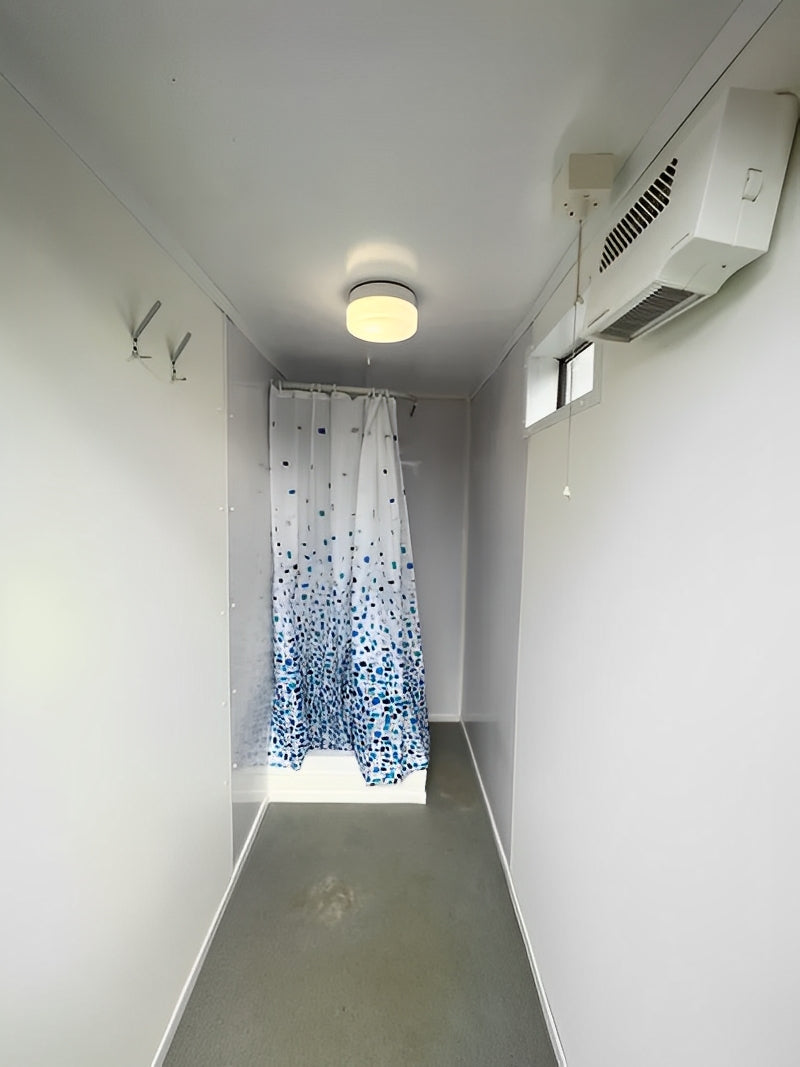 Toilet Block + Shower 24 x 9 Ft | 4 + 1 Toilet | Separate Shower Room