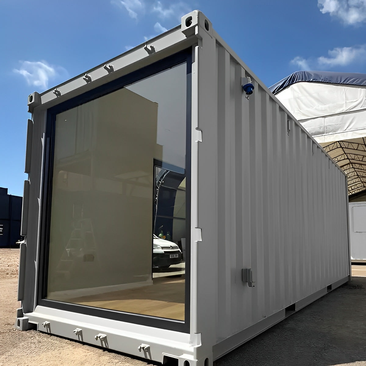 20ft x 8ft Custom Shipping Container Converted Office | Portable Building | Garden Office