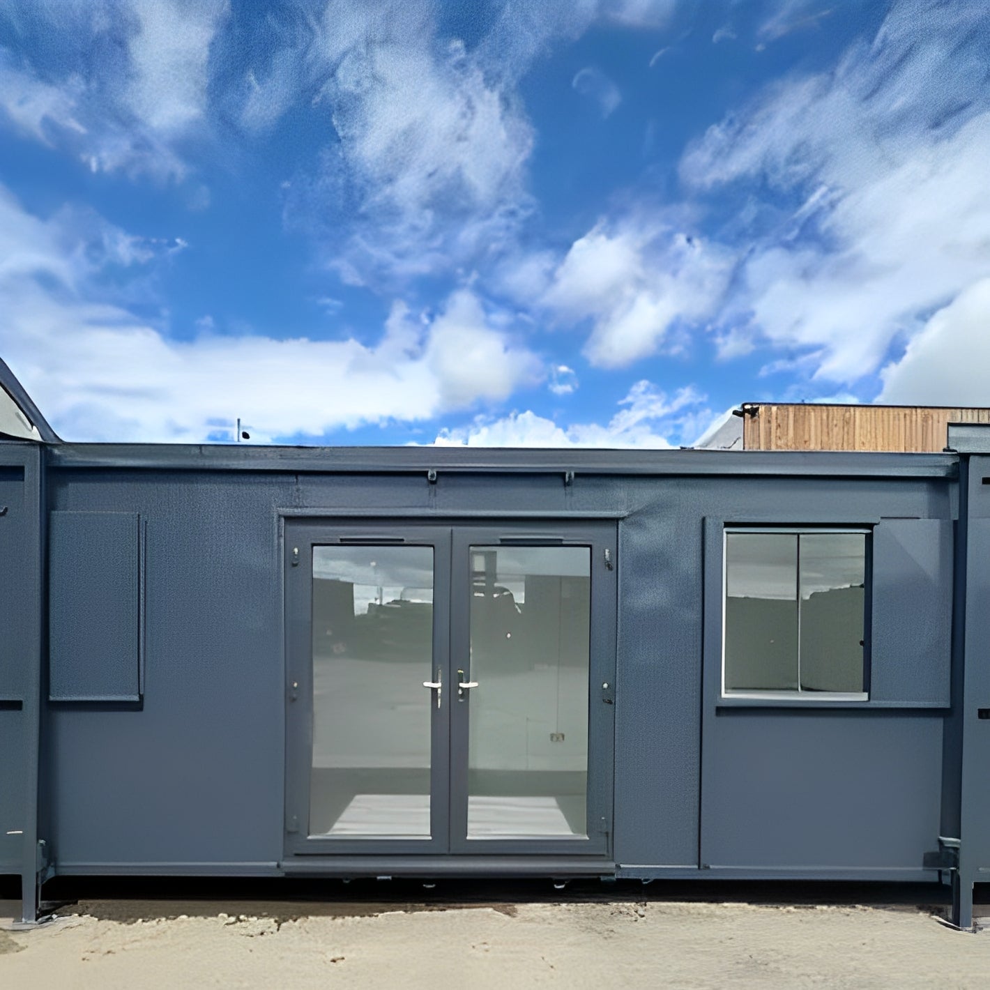 32ft Custom Office Cabin / Canteen | Access Toilet | Portable Building