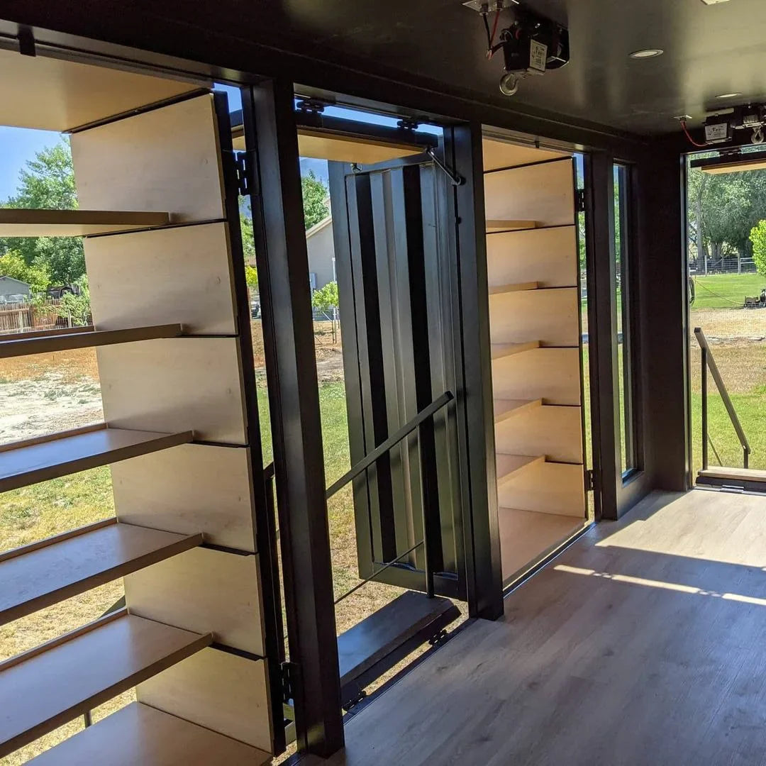 Custom 20ft Shipping Shopping Container on Wheels