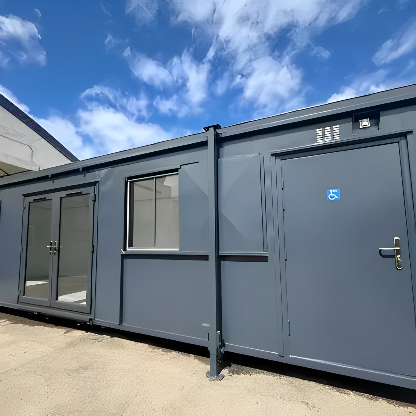 32ft Custom Office Cabin / Canteen | Access Toilet | Portable Building