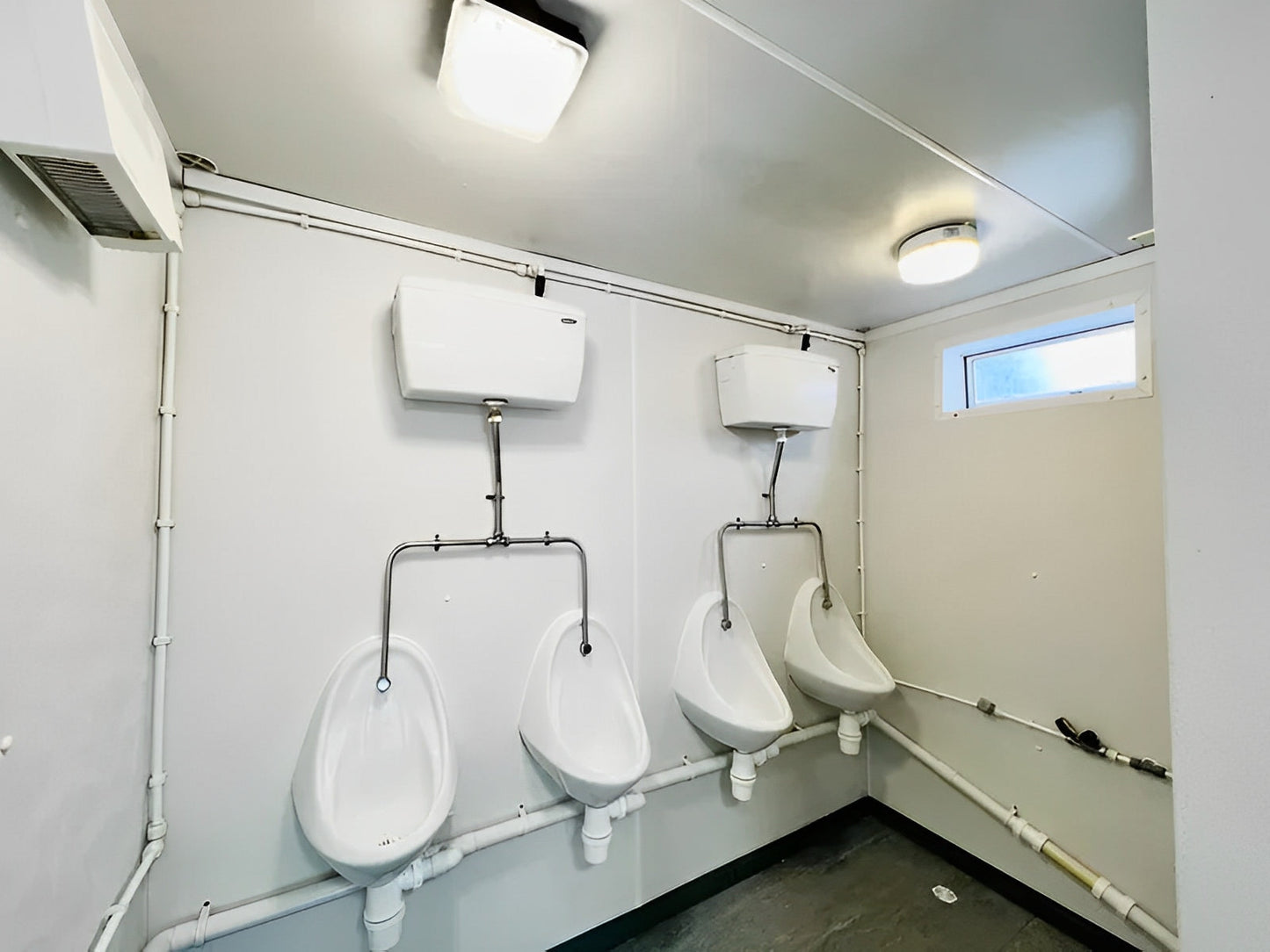 Toilet Block + Shower 24 x 9 Ft | 4 + 1 Toilet | Separate Shower Room
