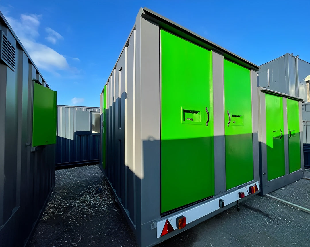 12 x 7.5ft Towable Mobile Welfare Unit With Diesel Generator