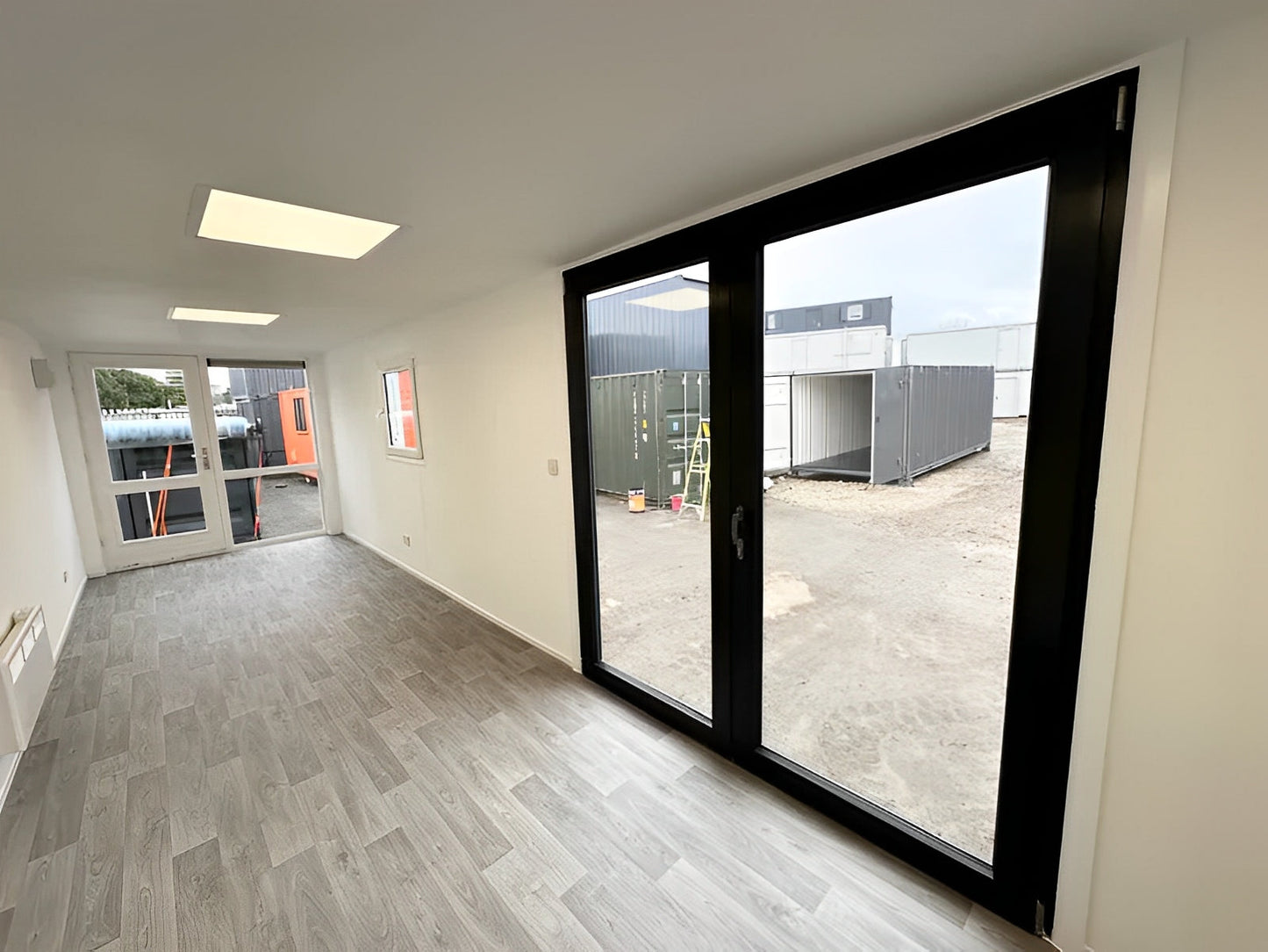 Converted 40ft Shipping Container | Open Plan Office | Portable Container Building