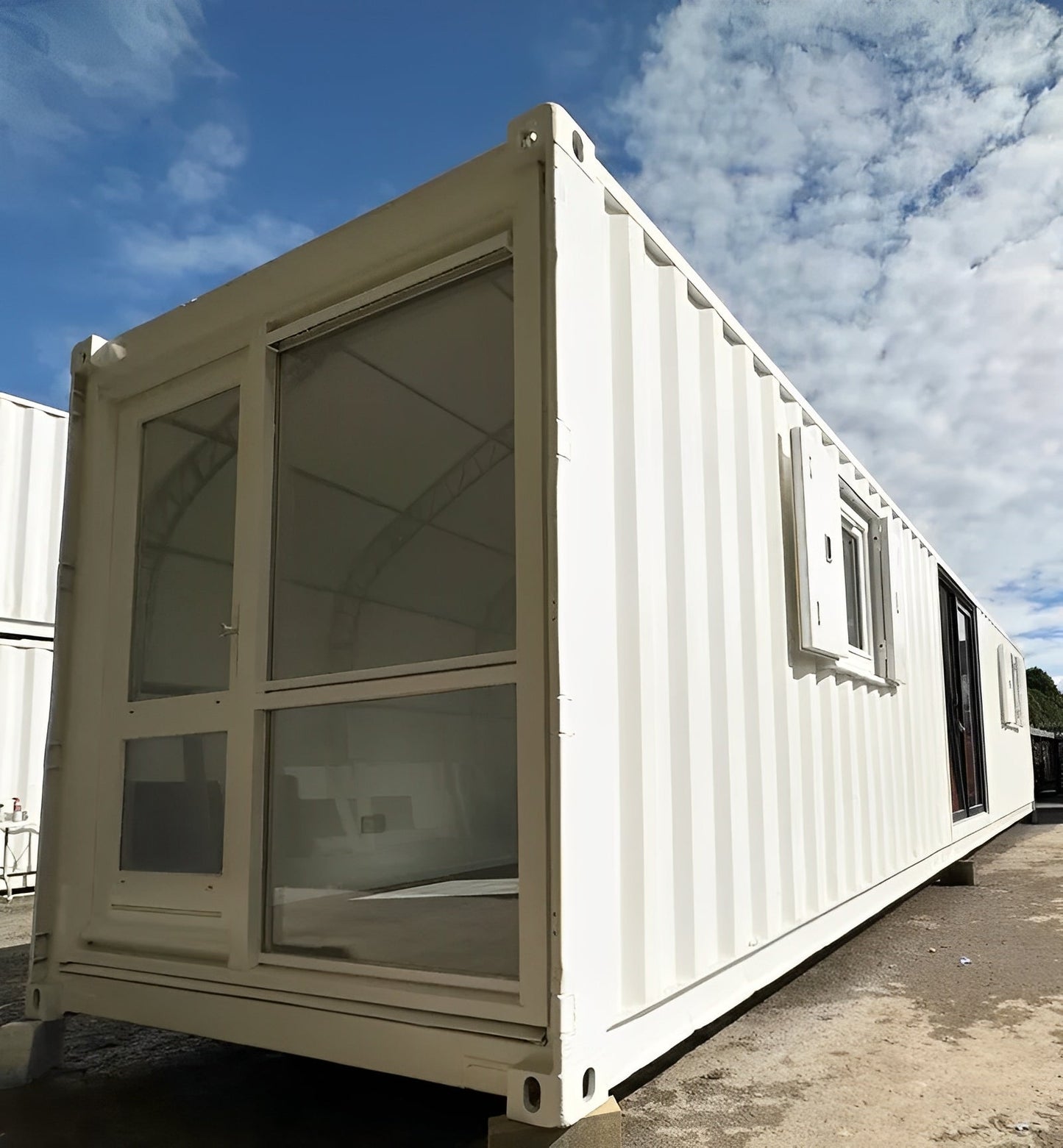 Converted 40ft Shipping Container | Open Plan Office | Portable Container Building