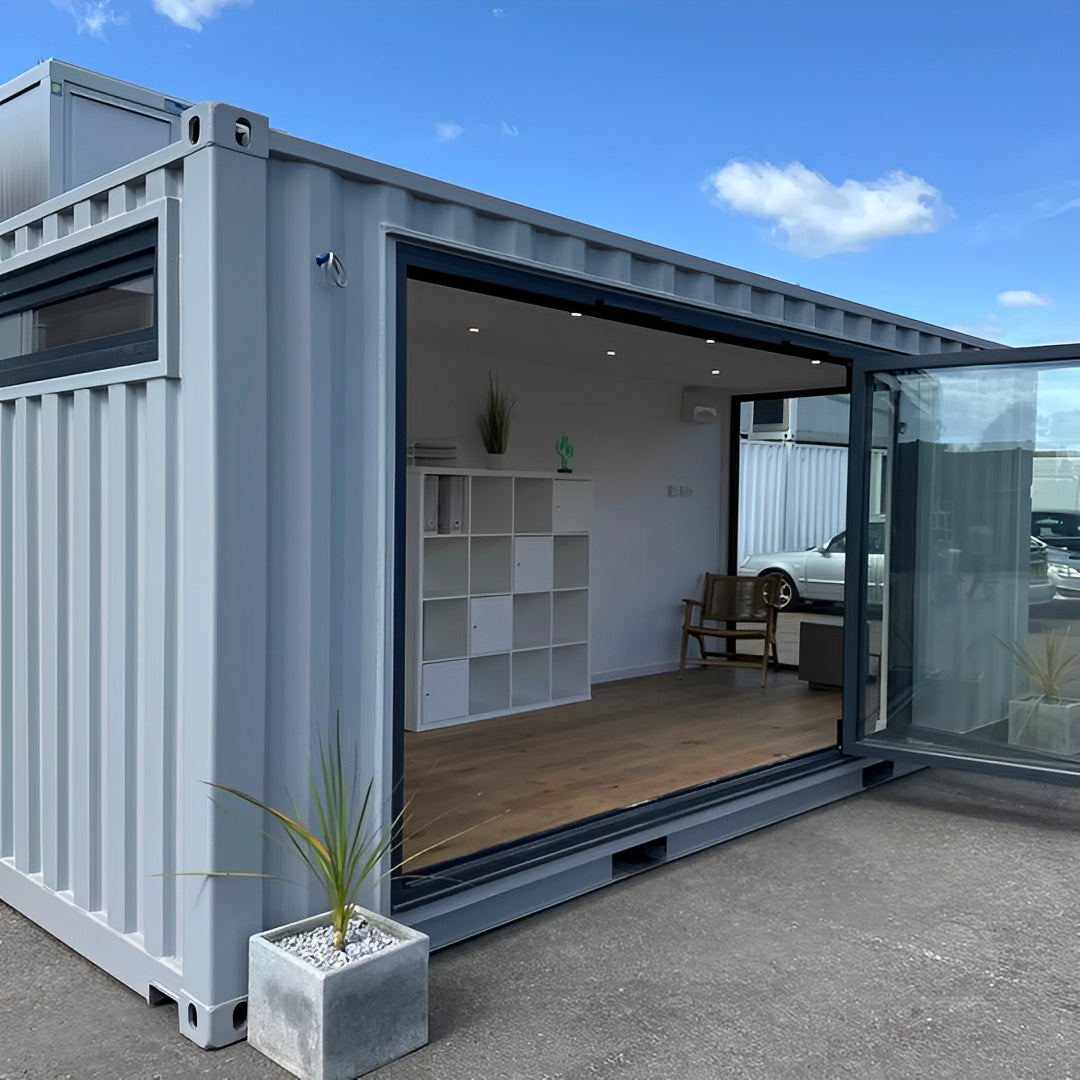 20ft x 8ft Custom Shipping Container Converted Office | Portable Building | Garden Office