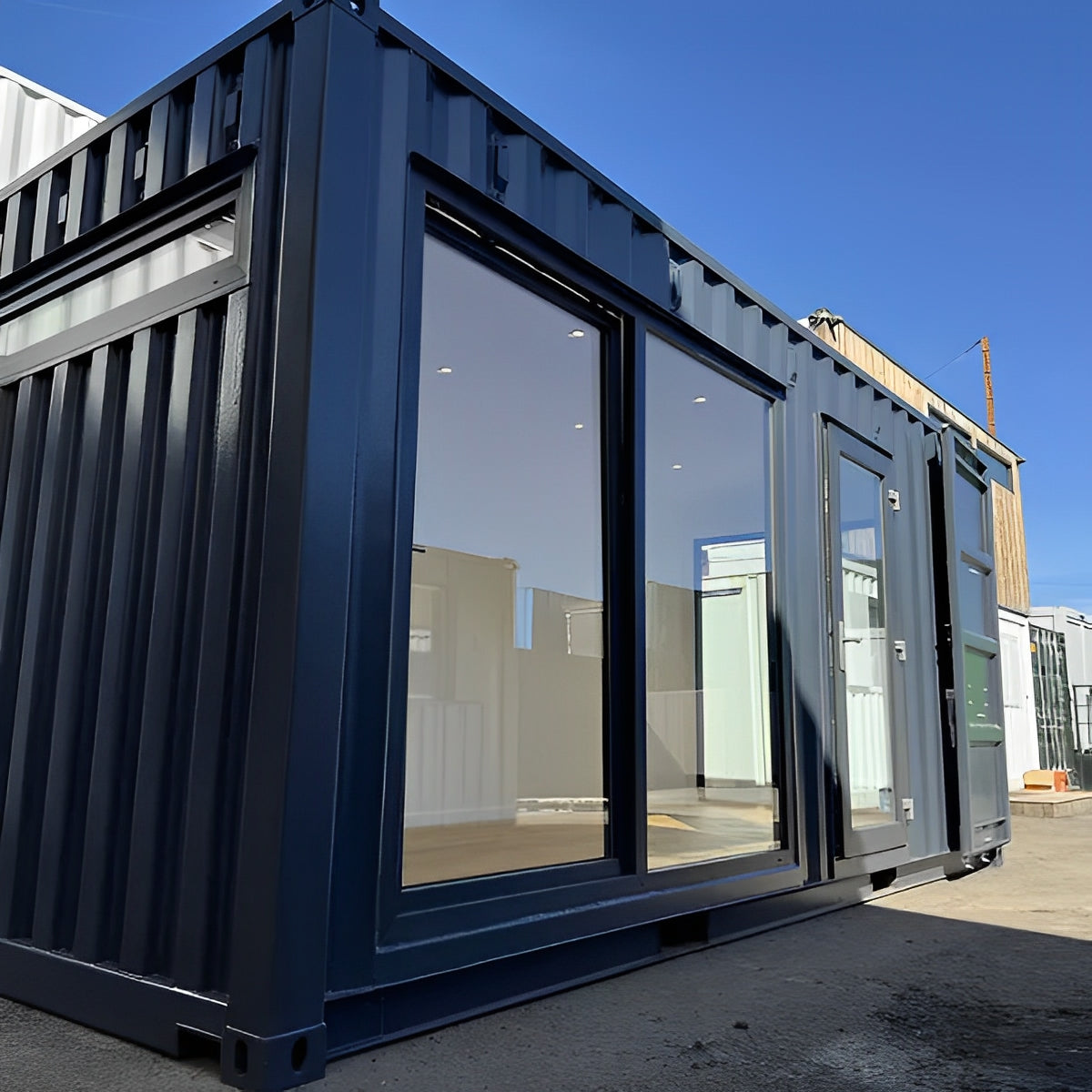 20ft x 8ft Custom Shipping Container Conversion | Portable Building | Garden Office