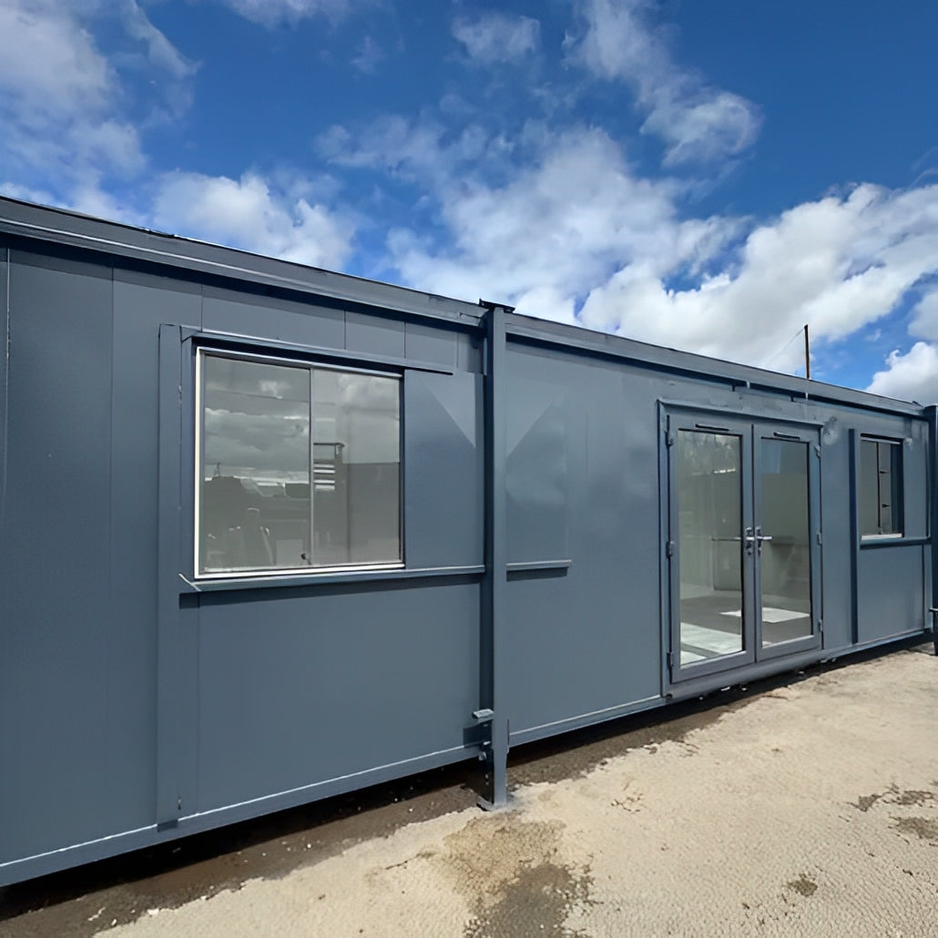 32ft Custom Office Cabin / Canteen | Access Toilet | Portable Building