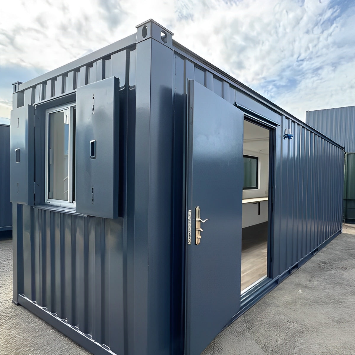 21ft x 8ft Custom Cabin Office / Canteen | Picture Windows | Portable Building