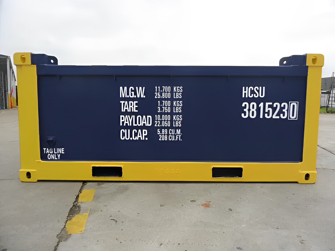 10ft DNV 2.7-1 Half Height Open Top Containers