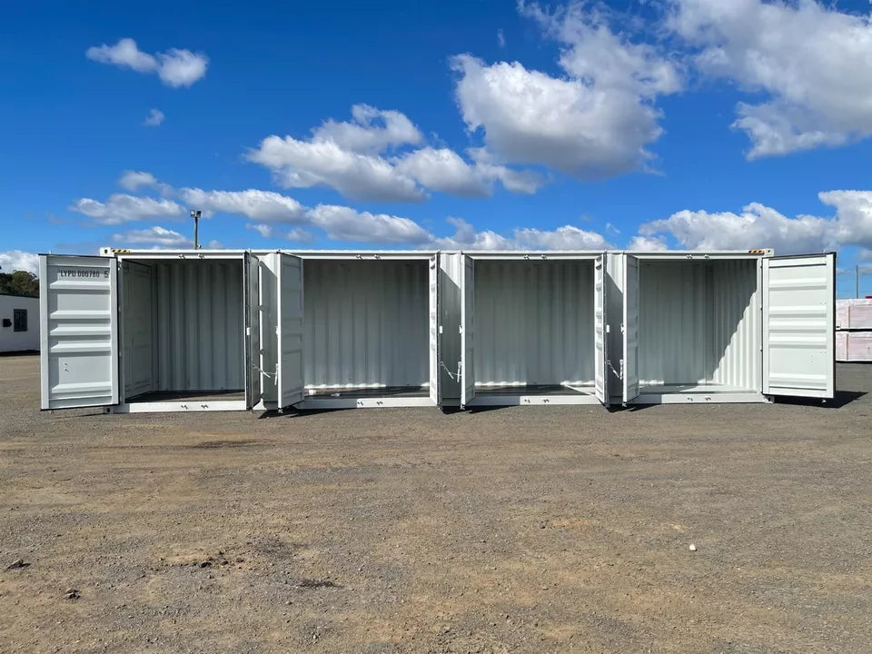 40FT High Cube Storage Shipping Container Conex w/4 Open Side Door 9.5′ Tall