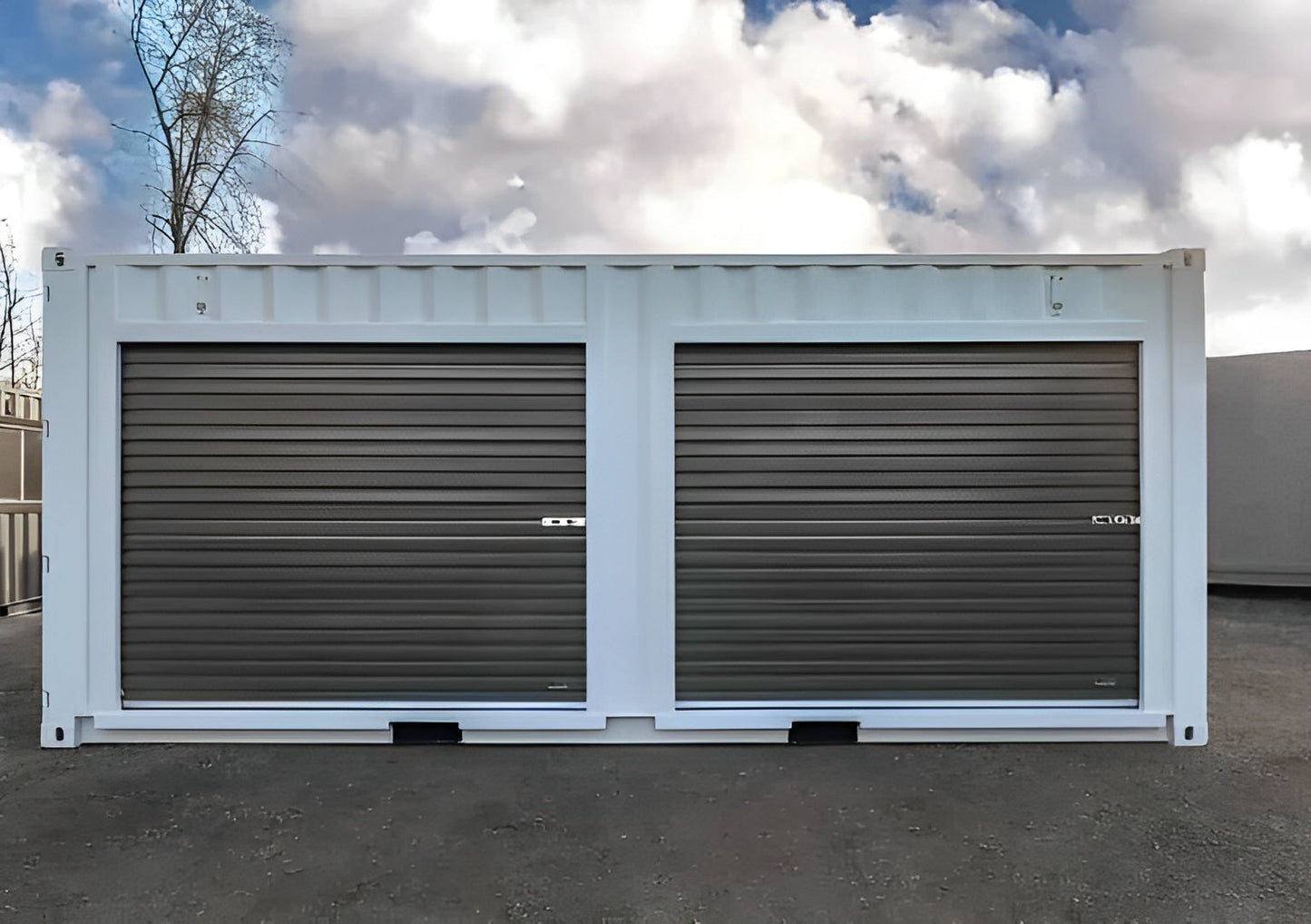 20ft Shipping Container With Double Roll-Up Doors
