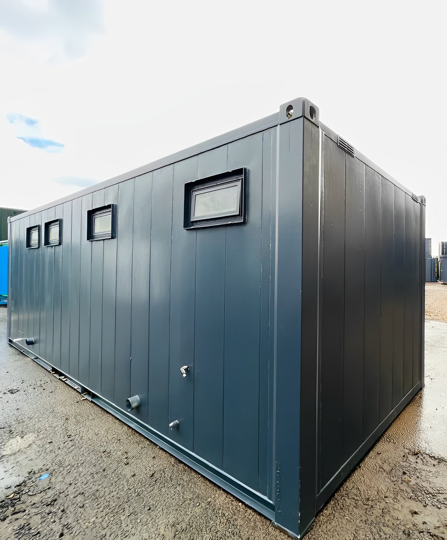 Toilet Block + Shower 24 x 9 Ft | 4 + 1 Toilet | Separate Shower Room