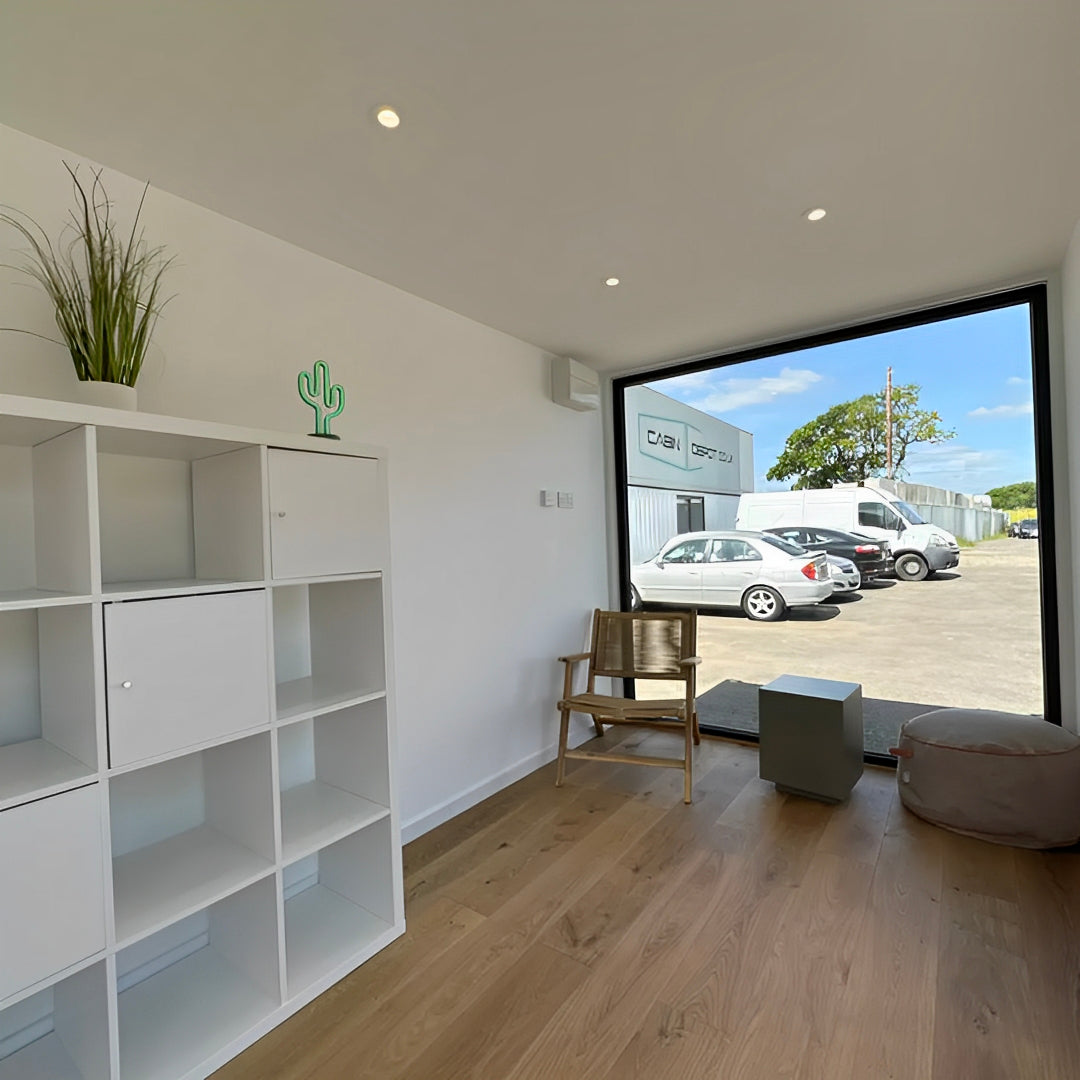 20ft x 8ft Custom Shipping Container Converted Office | Portable Building | Garden Office