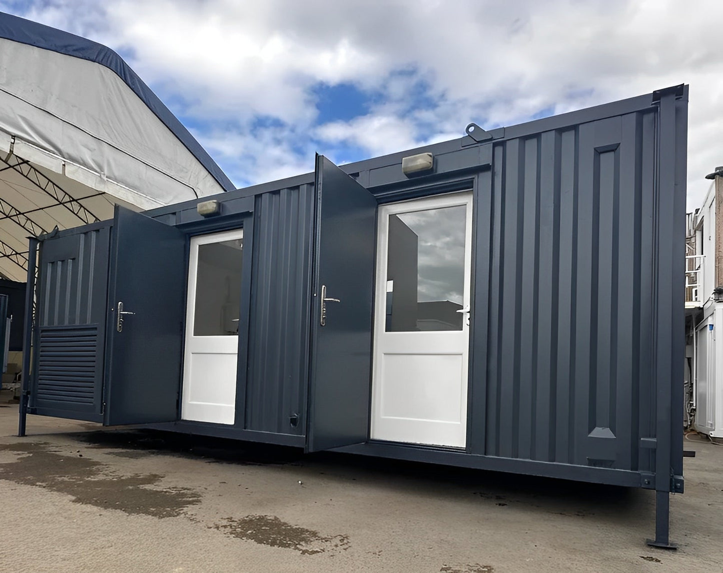 24 x 9Ft Anti Vandal Cabin | Office, Canteen, Toilet | 10KVA Generator