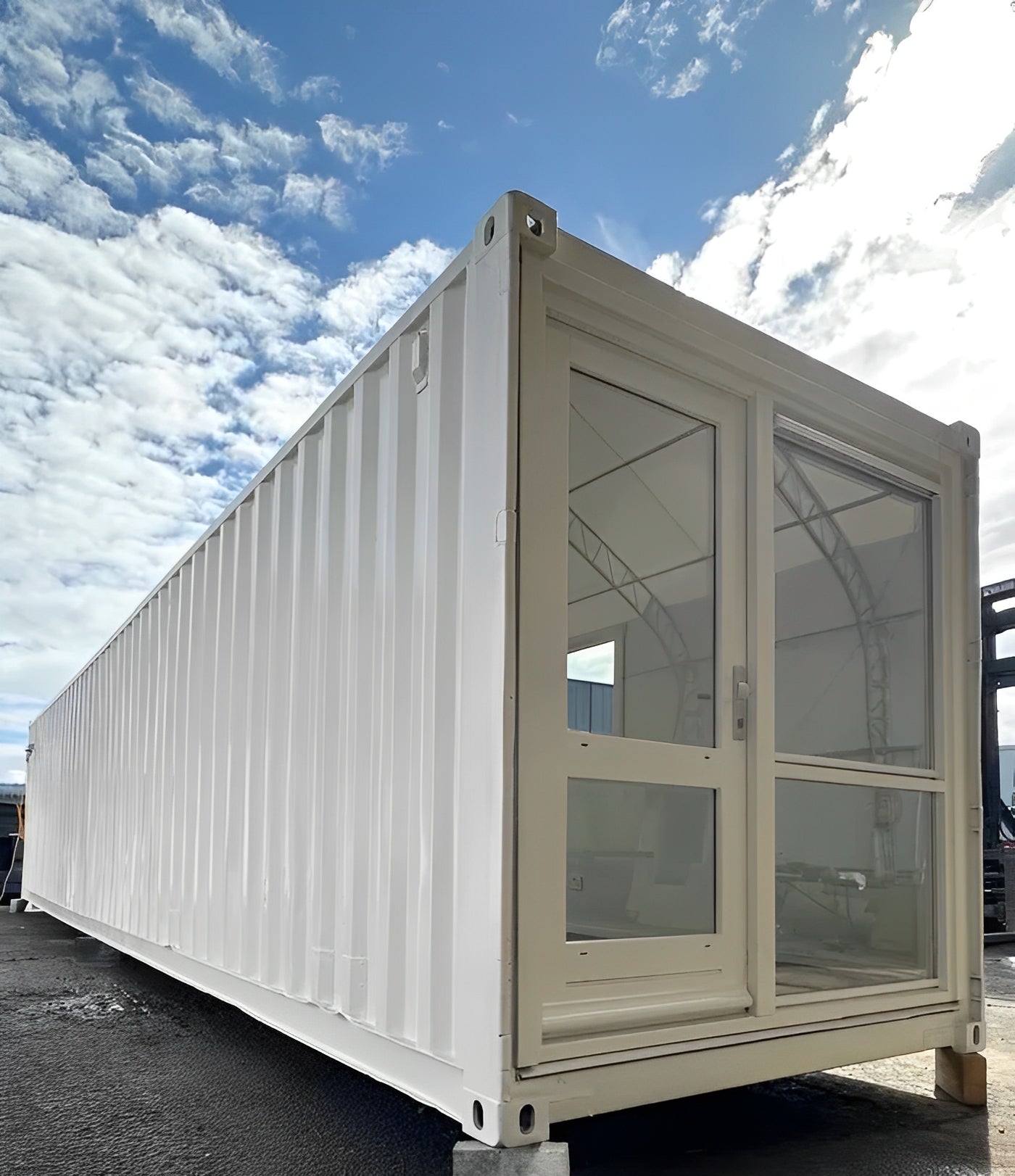 Converted 40ft Shipping Container | Open Plan Office | Portable Container Building