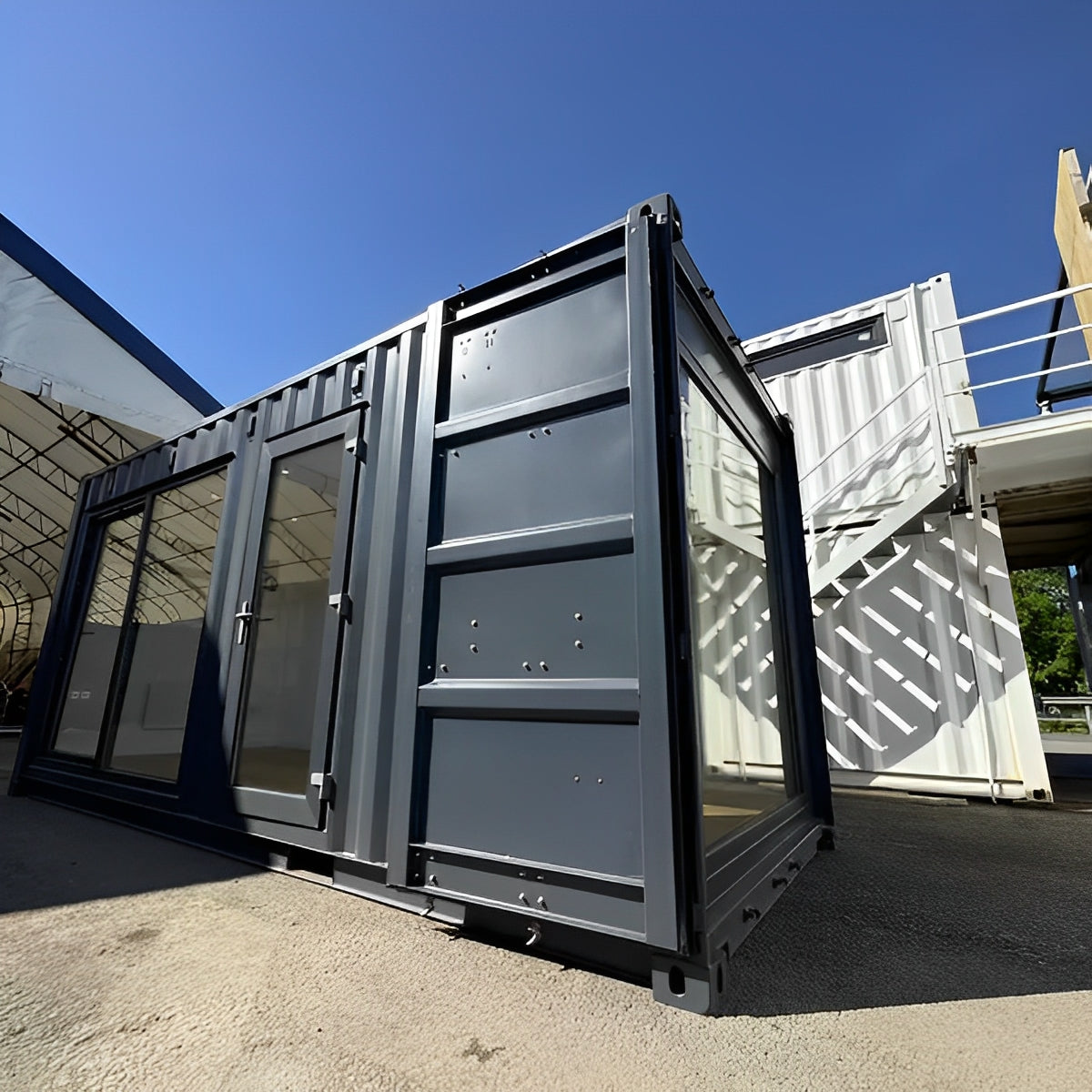 20ft x 8ft Custom Shipping Container Conversion | Portable Building | Garden Office