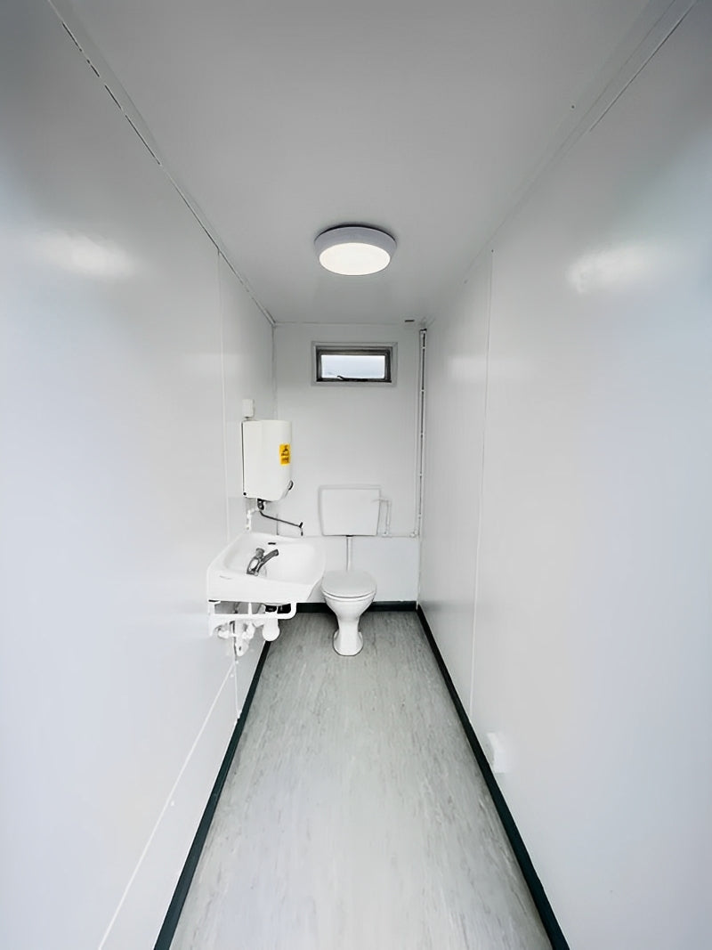 Toilet Block + Shower 24 x 9 Ft | 4 + 1 Toilet | Separate Shower Room