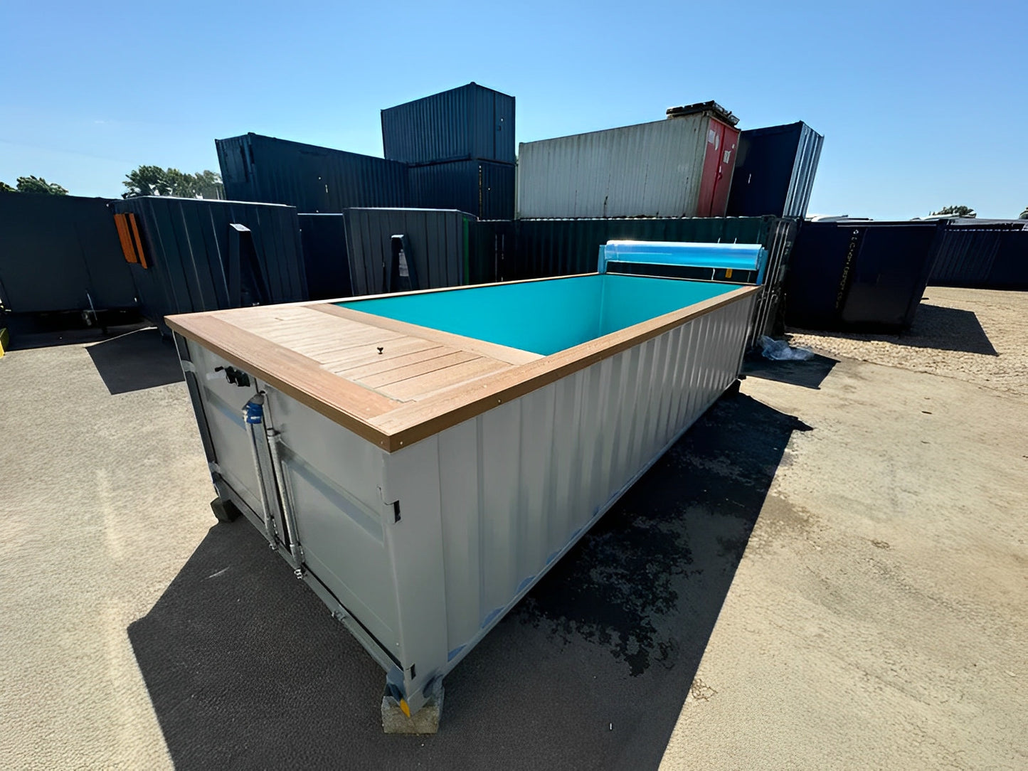 20ft Portable Container Swimming Pool | Caribbean Blue Outdoor Swimming Pool