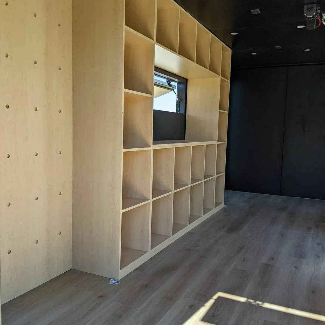 Custom 20ft Shipping Shopping Container on Wheels