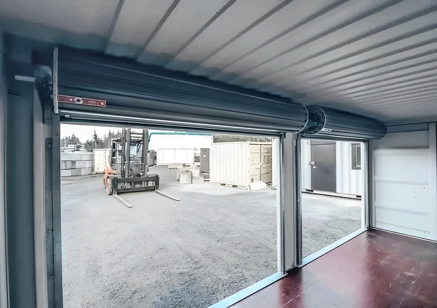 20ft Shipping Container With Double Roll-Up Doors