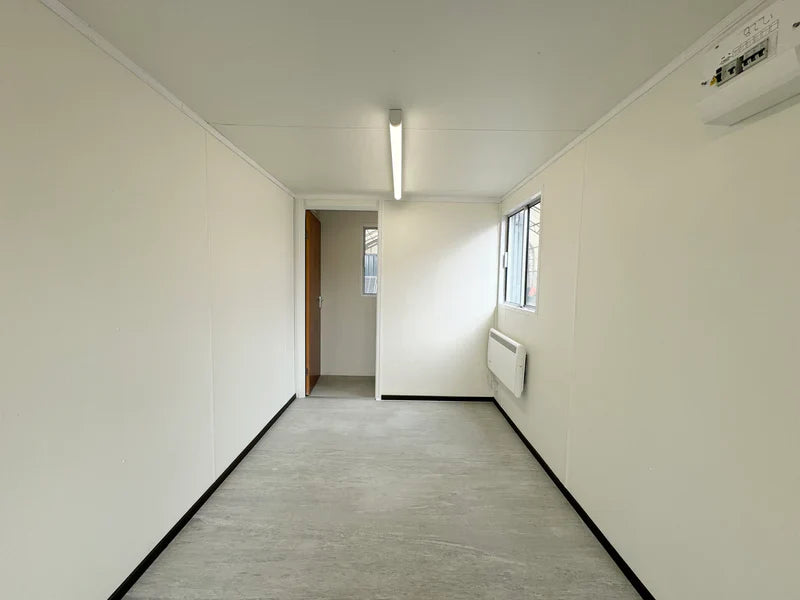 21ft x 8ft Container Office Cabin | Portable Anti-Vandal Building