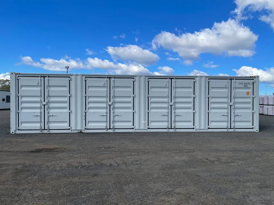 40FT High Cube Storage Shipping Container Conex w/4 Open Side Door 9.5′ Tall