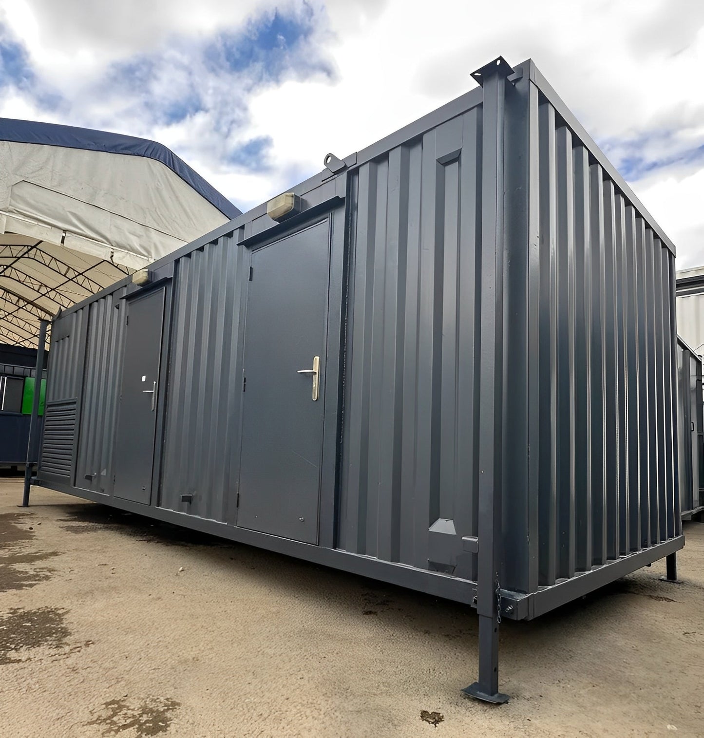 24 x 9Ft Anti Vandal Cabin | Office, Canteen, Toilet | 10KVA Generator