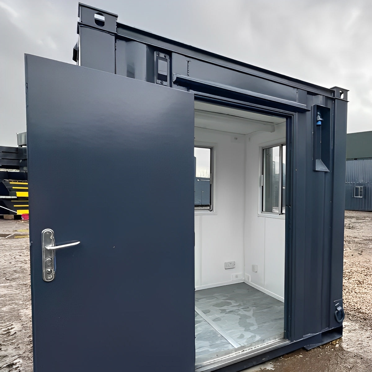 7Ft x 7Ft Shipping Container Office | Portable Building | Anti-Vandal Building
