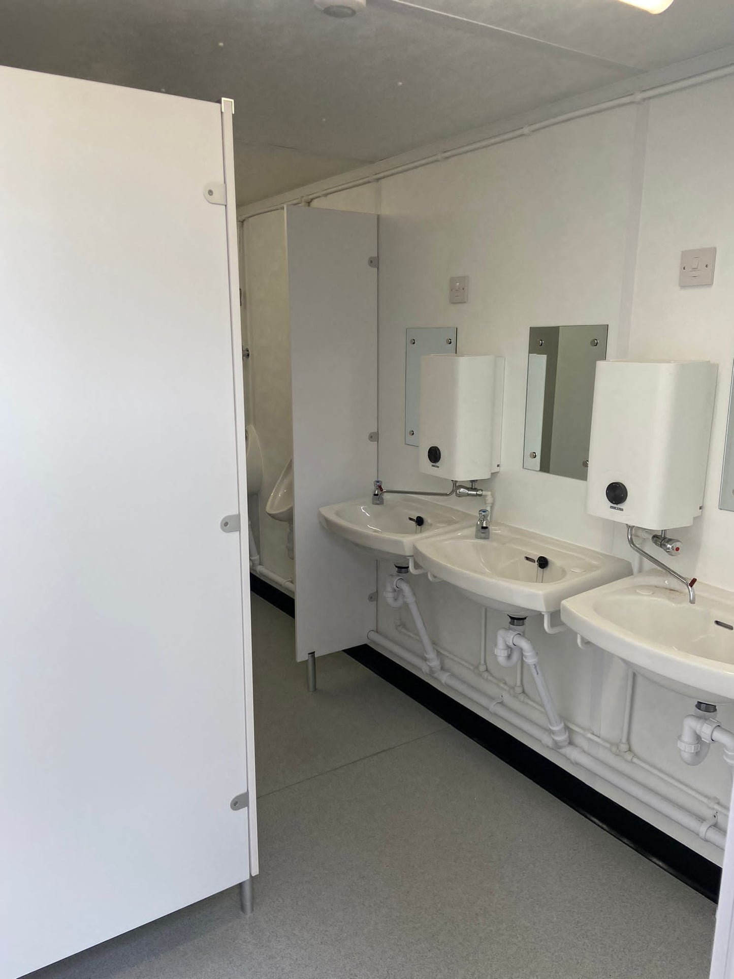 3+1 Steel Toilet Cabin 16Ft x 9Ft