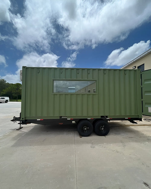 20ft x 8ft Portable Container House On Wheels