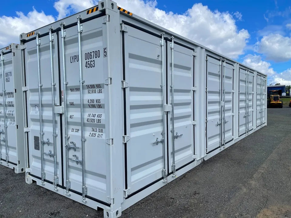40FT High Cube Storage Shipping Container Conex w/4 Open Side Door 9.5′ Tall