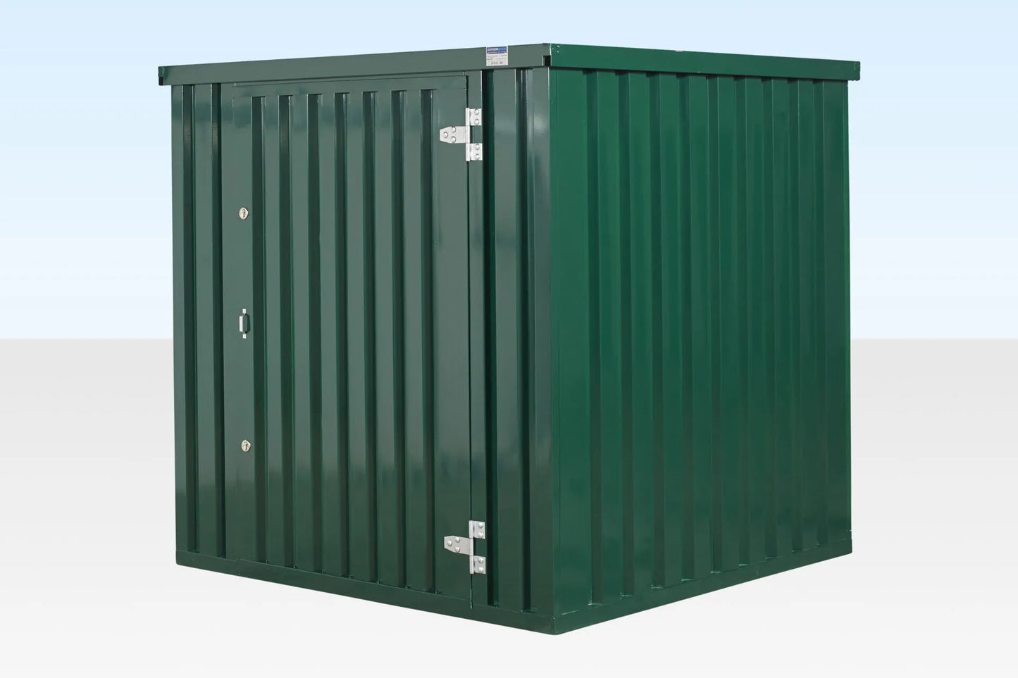 (Powder Coated) Flat Packed Metal Storage Container