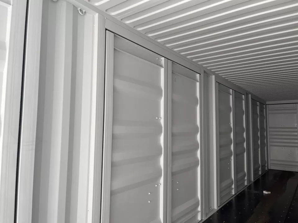 40FT High Cube Storage Shipping Container Conex w/4 Open Side Door 9.5′ Tall