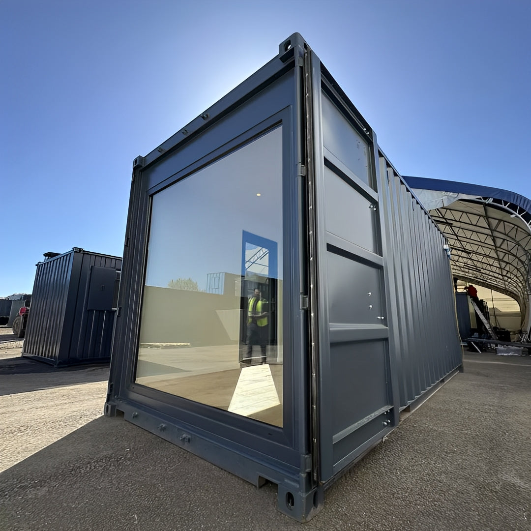 20ft x 8ft Custom Shipping Container Conversion | Portable Building | Garden Office