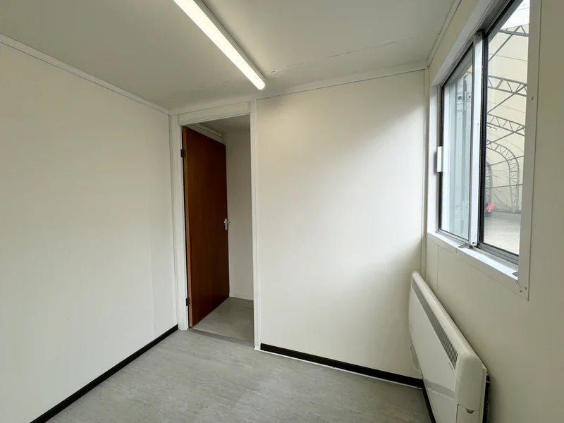 21ft x 8ft Container Office Cabin | Portable Anti-Vandal Building