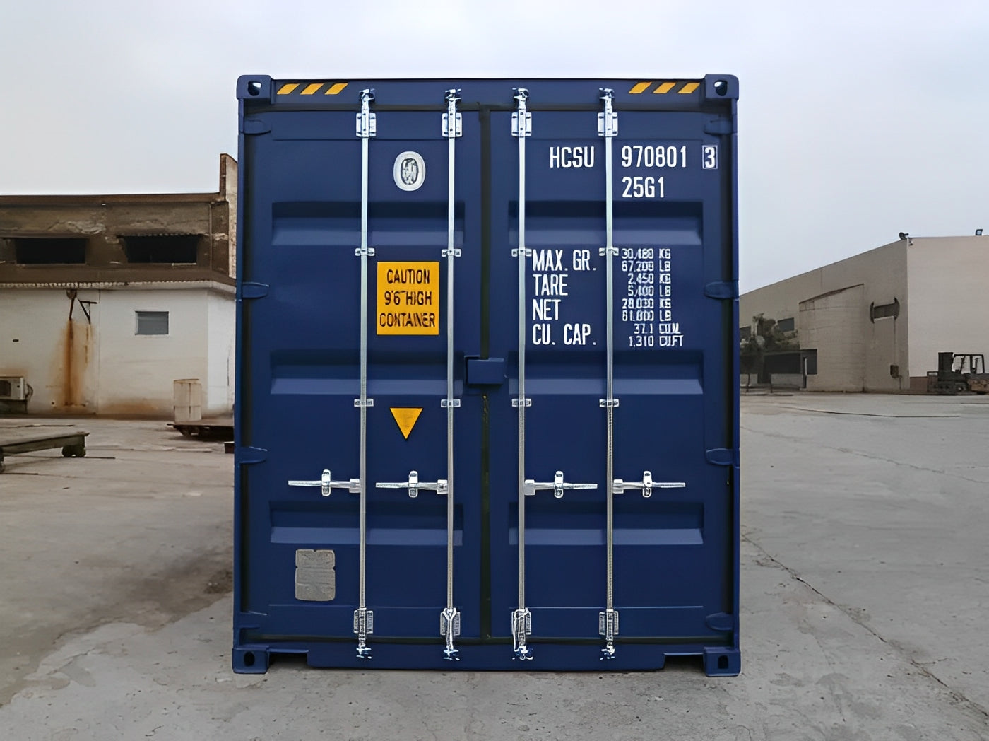 20Ft X 8Ft Tunnel Container (Double End Door) One Trip