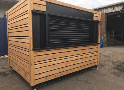 10ft Portable Container Office / Coffee Shop – Modern Prefab Workspace or Café Pod