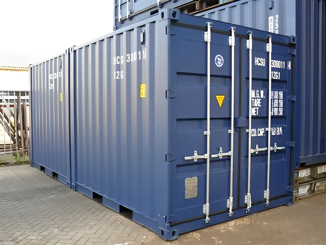 10Ft X 8Ft Shipping Container (One trip) – Blue