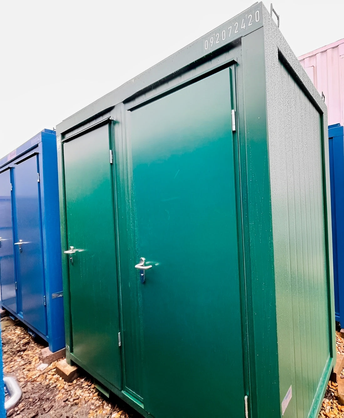 8Ft x 5Ft Double Mains Toilet 1+1 (Green)