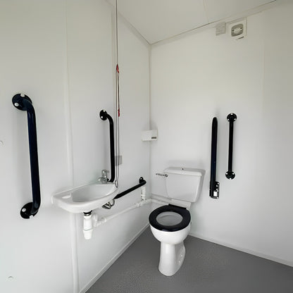 32ft Custom Office Cabin / Canteen | Access Toilet | Portable Building