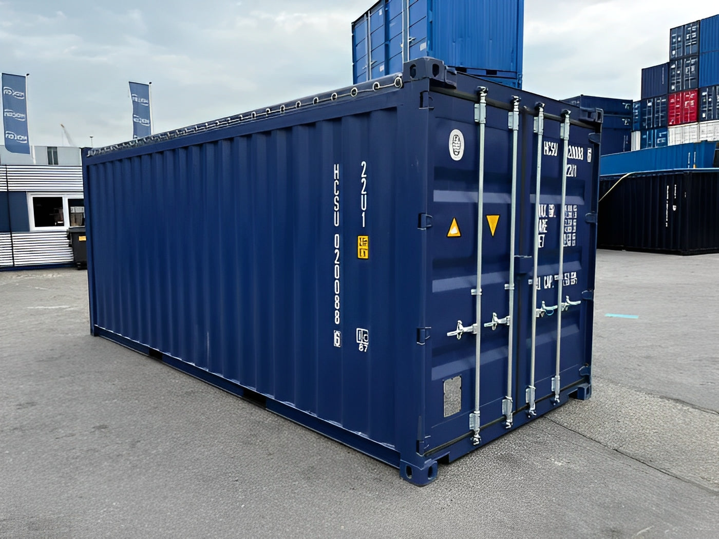 20Ft X 8Ft Used Shipping Container Open Top