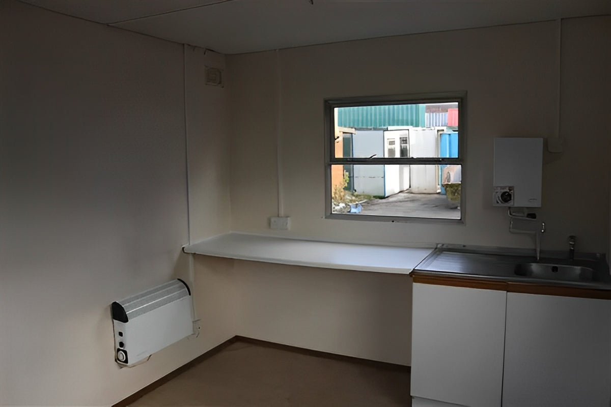 12Ft x 8Ft Steel Anti-Vandal Canteen Cabin