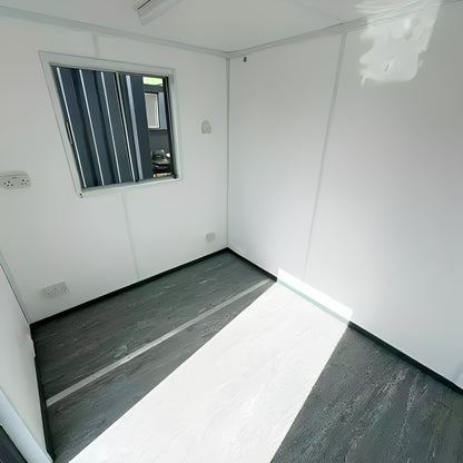 10ft × 8ft Shipping Container Office | Portable Anti-Vandal Building